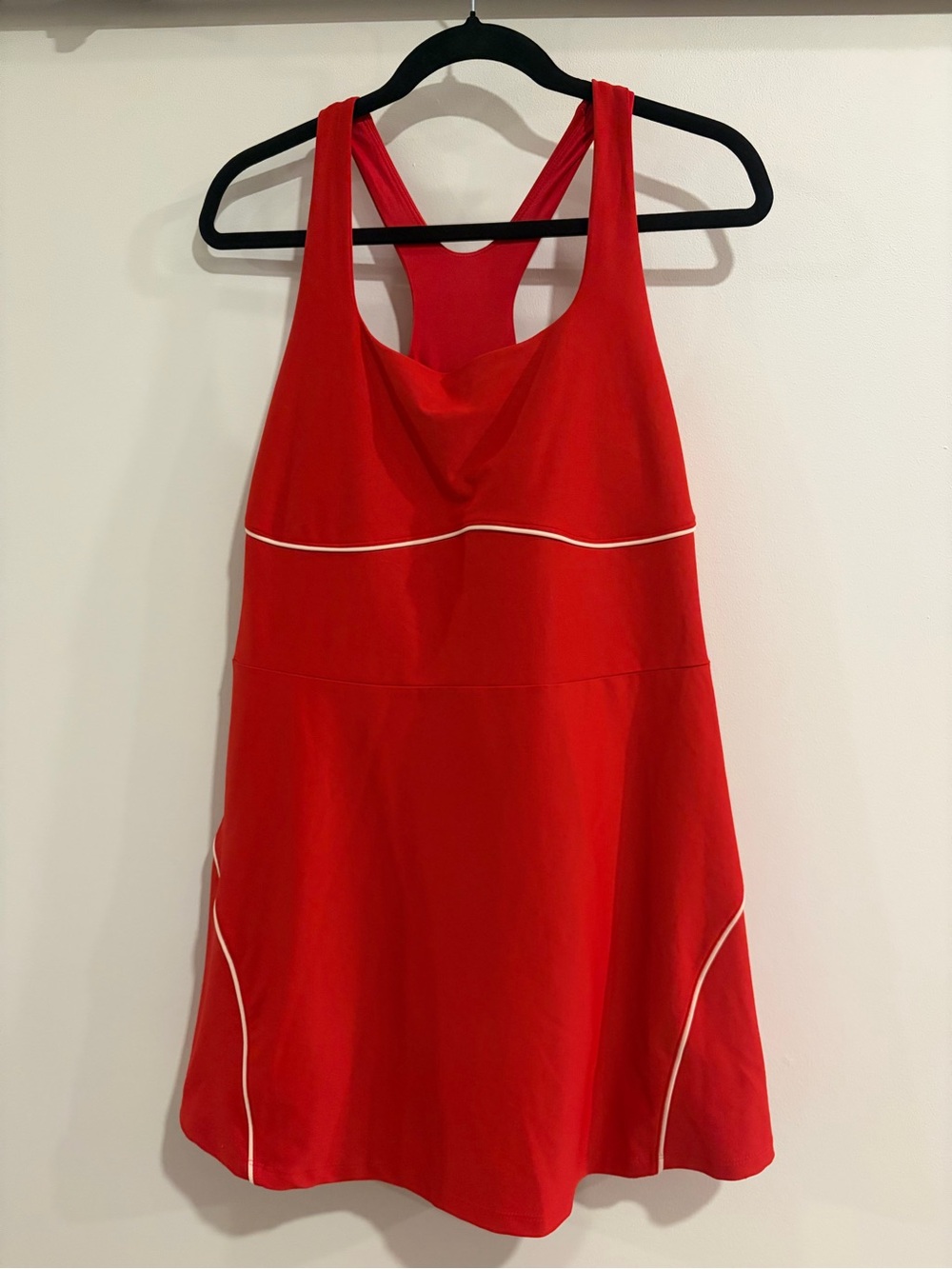 Old Navy Red Racerback Tennis Dress with White Piping